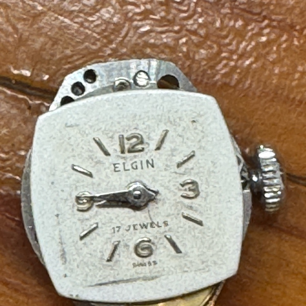 Elgin vintage mechanical manual 10 k gold filled 17 jewels swis - Picture 4 of 11
